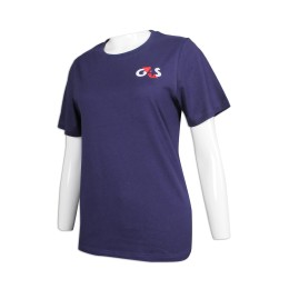 T978 設計女裝短袖淨色T恤 修身 保安 護衛 安全 T恤製造商      紫色     顯 瘦 t shirt T978 設計女裝短袖淨色T恤 修身 保安 護衛 安全 T恤製造商      紫色     顯 瘦 t shirt